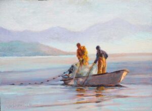 Baja Fishermen by Jo Sherwood