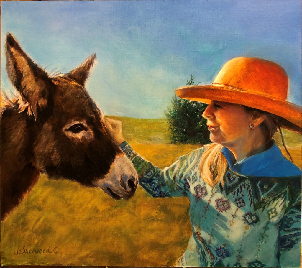 Best Friends, 16x18" Oil on Linen $.3,500