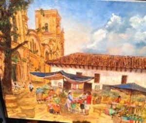 Mexican Market by Jo Sherwood