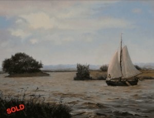 Skutje-Sailing by Jo Sherwood